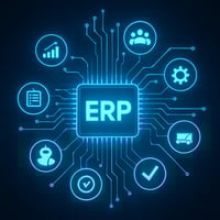 create a technological image based on the ERP-1