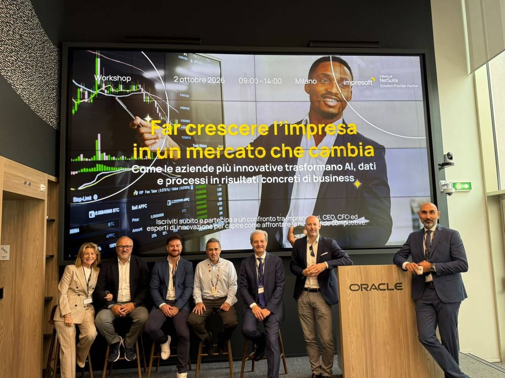 Far crescere l’impresa in un mercato che cambia: AI, dati e processi per trasformare le sfide in opportunità