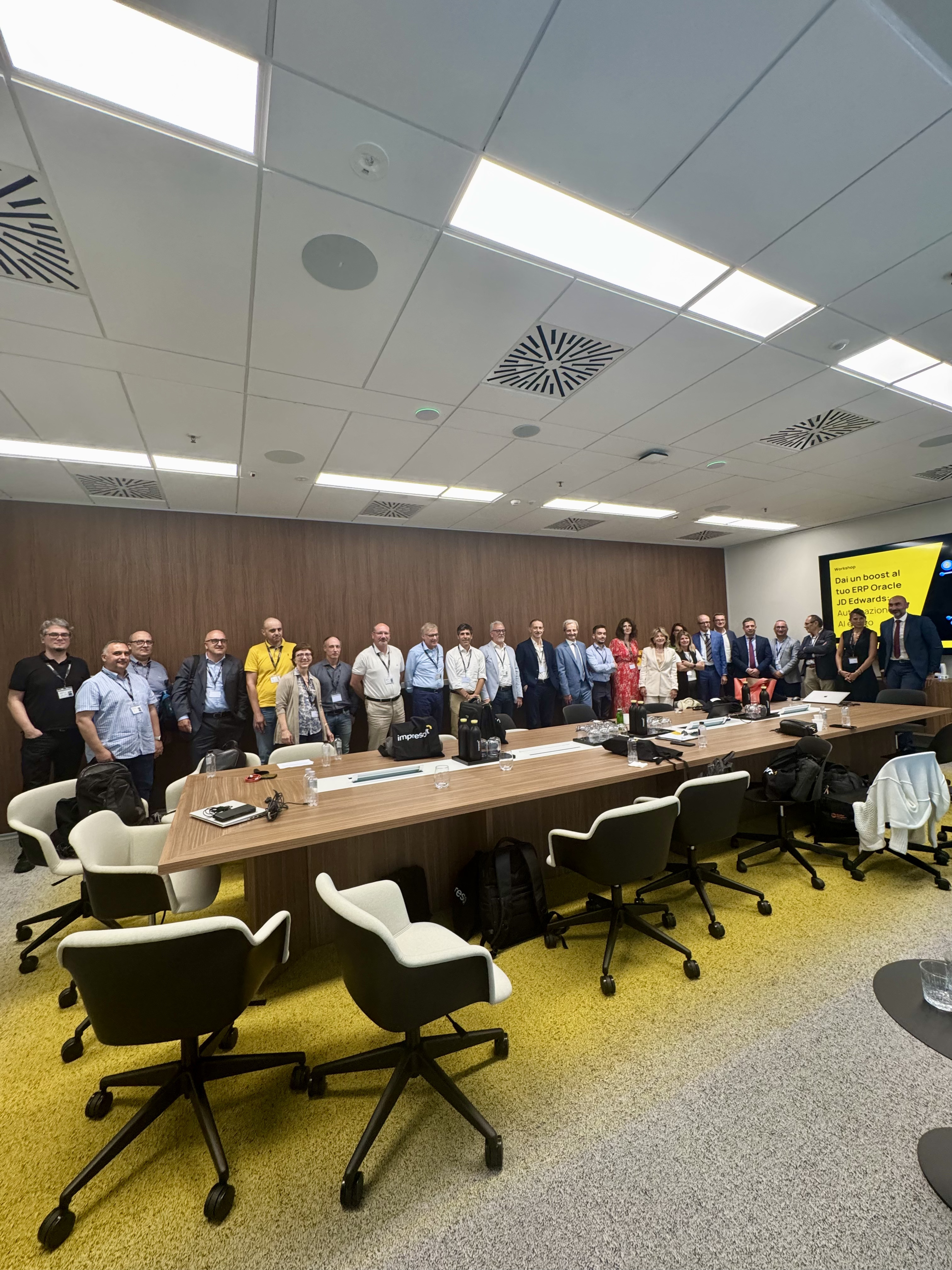 Workshop “Dai un boost al tuo ERP Oracle JD Edwards”: innovazione, AI e confronto tra esperti